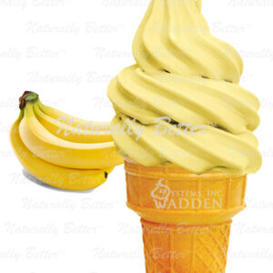 Banana Ice Cream Cone