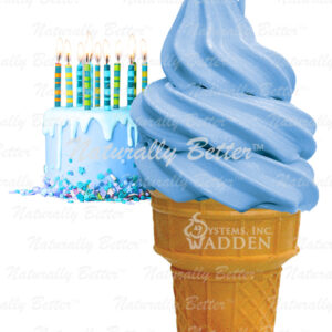 Birthday Cake Soft Ice Cream Cone