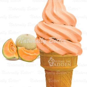 Cantaloupe Ice Cream Cone