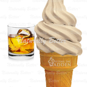 Rum flavor ice cream